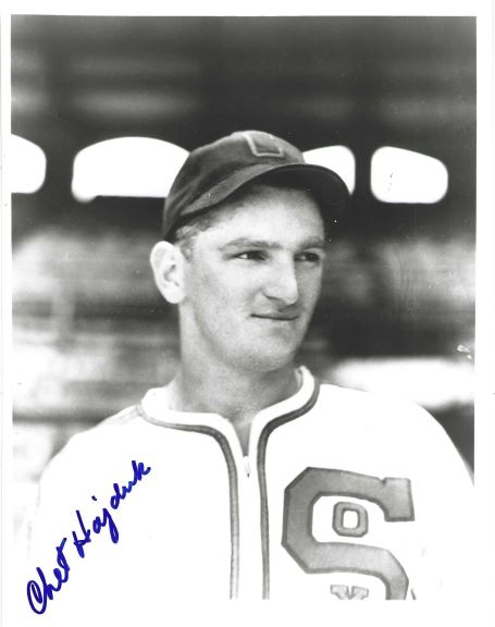 AUTOGRAPHED CHET HAJDUK 8X10 Chicago White Sox Photo