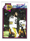 Autographed 1979 Topps JACK HAM "HOF 88" Pittsburgh Steelers card #320