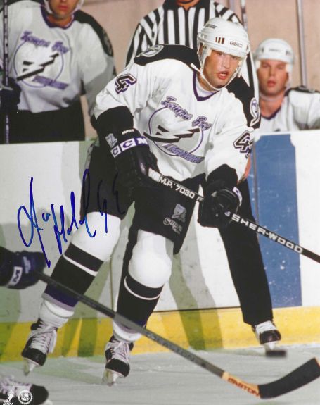Autographed ROMAN HAMRLIK 8x10 Tampa Bay Lightning photo