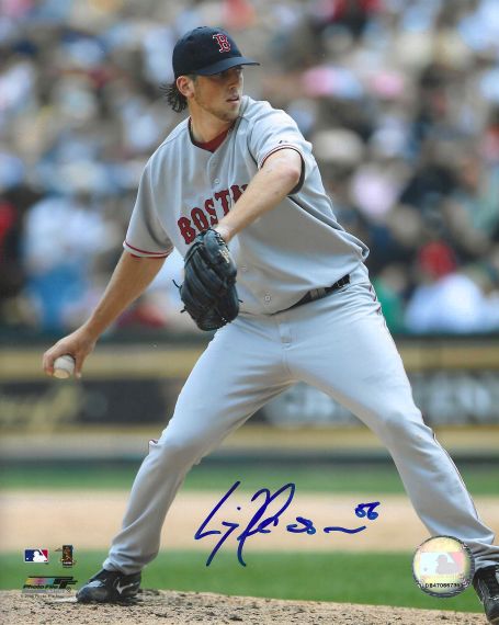 AUTOGRAPHED CRAIG HANSEN 8X10 Boston Red Sox photo