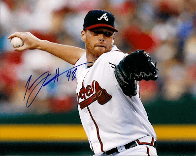 AUTOGRAPHED TOMMY HANSON 8x10 Atlanta  Braves Photo