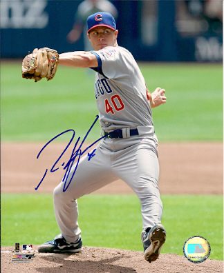 AUTOGRAPHED RICH HARDEN 8X10 Chicago Cubs Photo