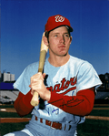 AUTOGRAPHED TOBY HARRAH 8x10 Washington Senators Photo