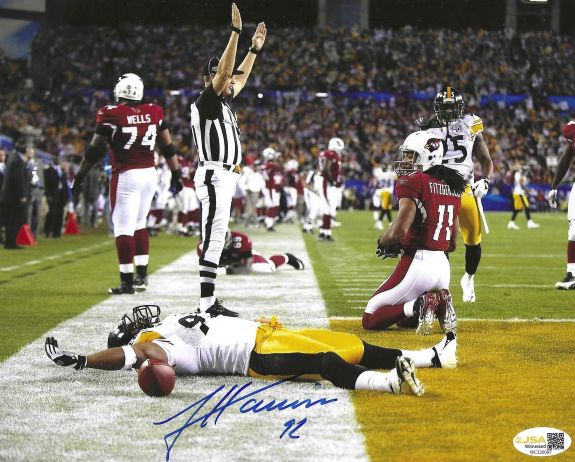 Autographed JAMES HARRISON 8X10 Pittsburgh Steelers Photo JSA