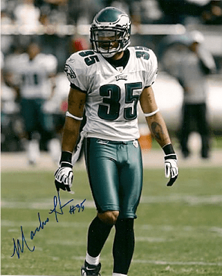 Autographed MACHO HARRIS 8x10  Photo - Philadelphia Eagles