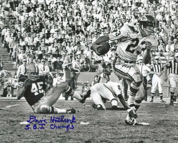Autographed DAVE HATHCOCK "SB 1 Champs" 8X10 Green Bay Packers Photo