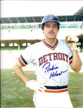 AUTOGRAPHED  photo RICHIE HEBNER Detroit Tigers