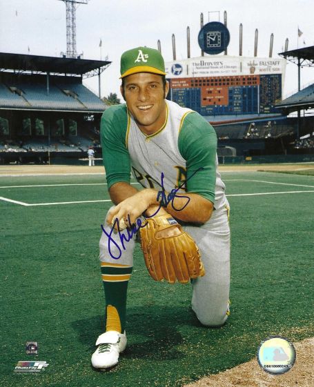 AUTOGRAPHED MIKE HEGAN 8x10 Oakland A's Photo