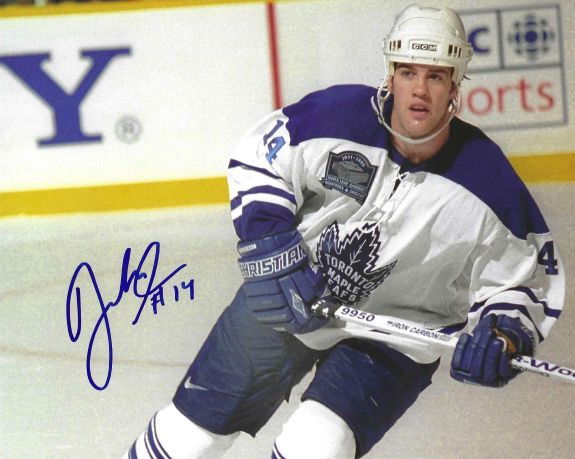 Autographed DARBY HENDRICKSON 8X10 Toronto Maple Leafs Photo
