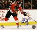 Autographed JORDAN HENDRY Photo - Blackhawks