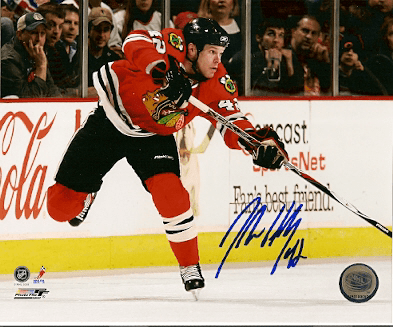 Autographed JORDAN HENDRY Photo - Blackhawks