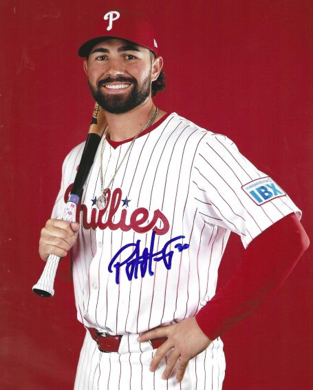 AUTOGRAPHED PAYTON HENRY 8x10 Philadelphia Phillies Photo