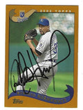 Autographed ROBERTO HERNANDEZ Kansas City Royals 2002 Topps Card