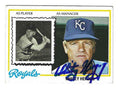 Autographed WHITEY HERZOG Kansas City Royals 1978 Topps Card