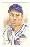 Autographed BILLY HERMAN Perez-Steele Post Card