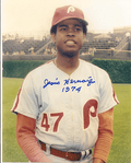 AUTOGRAPHED JESUS HERNAIZ 8x10 Philadelphia Phillies Photo