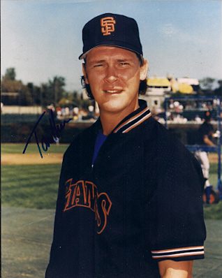 AUTOGRAPHED TOMMY HERR 8x10 San Francisco Giants Photo