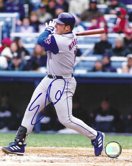 AUTOGRAPHED ERIC HINSKE  8X10 Toronto Blue Jays Photo