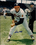 AUTOGRAPHED  photo BILLY HOEFT Milwaukee  Braves