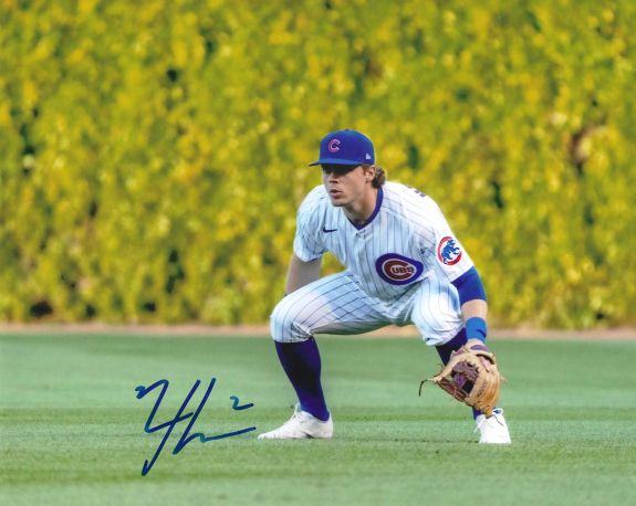 AUTOGRAPHED NICO HOERNER 8X10 Chicago Cubs photo