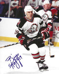 Autographed BRIAN HOLZINGER 8X10 Buffalo Sabres Photo