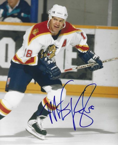 Autographed MIKE HOUGH 8x10 Florida Panthers Photo