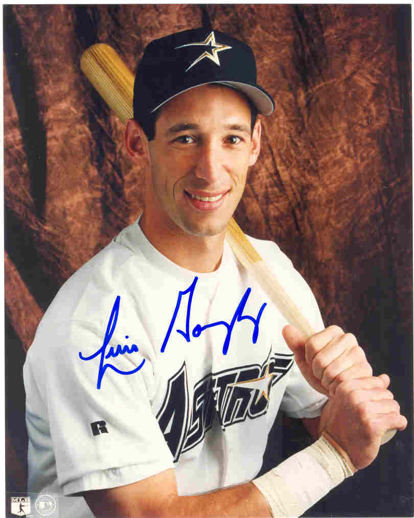 AUTOGRAPHED LUIS GONZALEZ 8x10 Houston Astros Photo