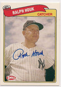 Autographed RALPH HOUK 1989 Swell Baseball Greats card