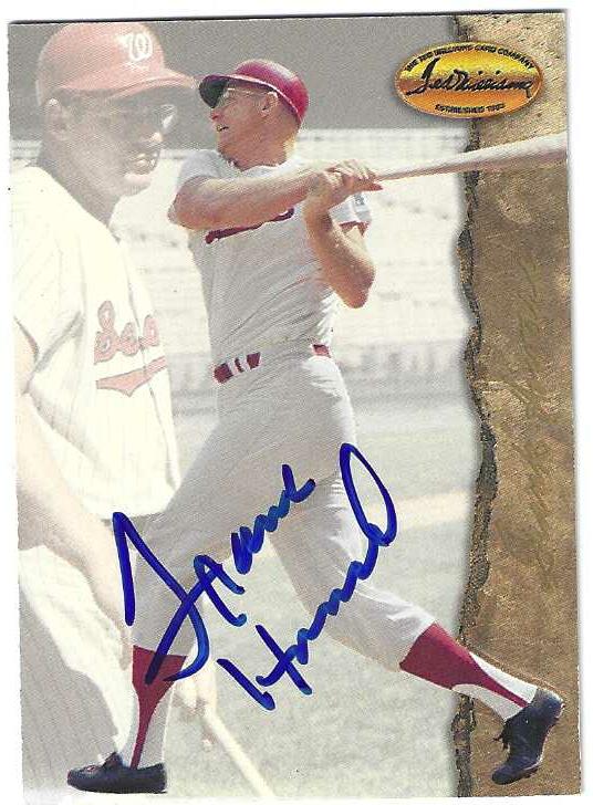 Autographed FRANK HOWARD Washington Senators 1994 Ted Williams Card Company Card