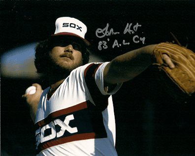 AUTOGRAPHED LAMARR HOYT 8X10 Chicago White Sox Photo