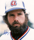AUTOGRAPHED  photo AL HRABOSKY Atlanta  Braves
