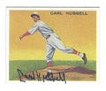 Autographed CARL HUBBELL New York Giants 1933 Goudey Reprints Card