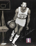 AUTOGRAPHED LOU HUDSON 8x10 Atlanta Hawks photo