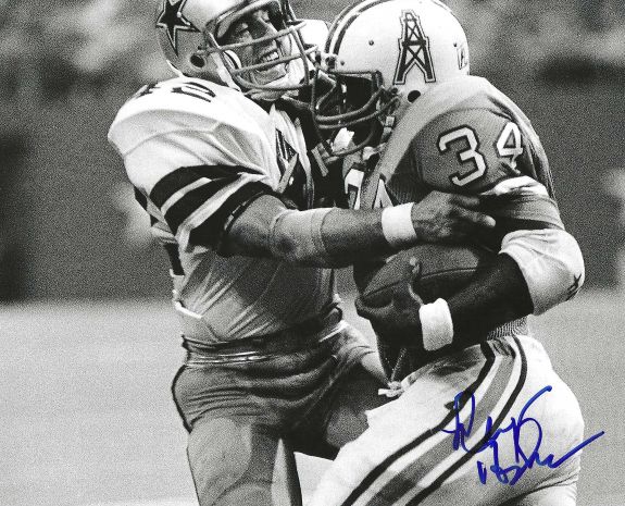 Autographed RANDY HUGHES DALLAS COWBOYS 8x10 photo