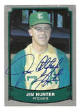 Autographed JIM CATFISH HUNTER 1989 Pacific Legends Card