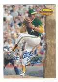 Autographed JIM CATFISH HUNTER Oakland A's 1994 Ted Williams Card Company Card