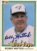 Autographed BOBBY MATTICK 1981 DONRUSS Card