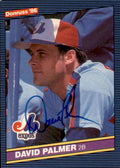 Autographed DAVE PALMER 1986 DONRUSS Card