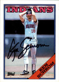 Autographed KEN SCHROM 1988 Topps Card