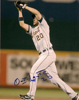 AUTOGRAPHED OMAR INFANTE 8x10  Detroit Tigers Photo