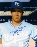 AUTOGRAPHED SIGNED photo DANE IORG  KC Royals