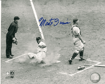 Autographed HOF'R MONTE IRVIN 8x10 New York Giants Photo
