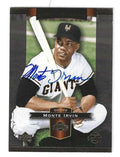 Autographed MONTE IRVIN New York Giants 2003 Upper Deck Sweet Spot Classics Card