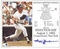Autographed REGGIE JACKSON New York Yankees 8X10 HOF Induction Day Photo JSA