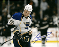 Autographed CAM JANSSEN 8X10 St. Louis Blues Photo