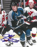 Autographed JEFF JILLSON 8X10 San Jose Sharks photo