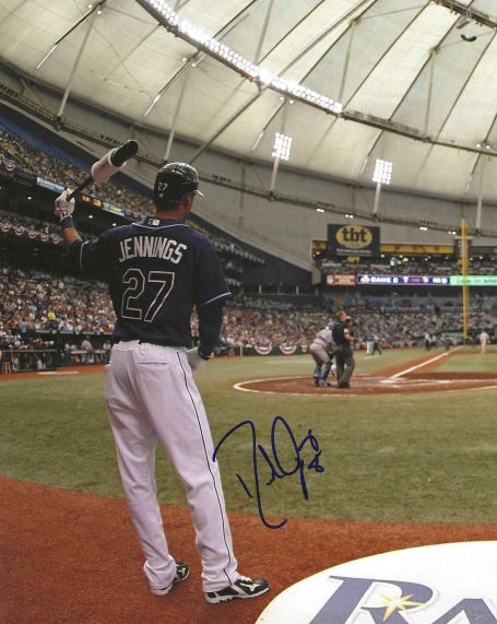 AUTOGRAPHED DESMOND JENNINGS 8X10 Tampa Bay Rays Photo