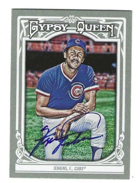 Autographed FERGIE JENKINS 2013 Topps Gypsy Queen Card