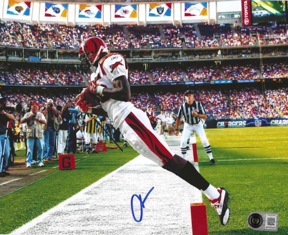 Autographed CHAD JOHNSON 8X10 Cincinnati Bengals photo Beckett