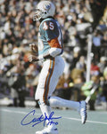 Autographed CURTIS JOHNSON 8X10  Miami Dolphins  photo